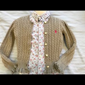 Polo by Ralph Lauren 5T girl cardigan